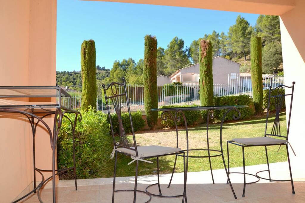 Terrasse ombragée