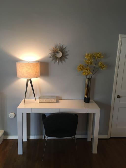 Desk area
