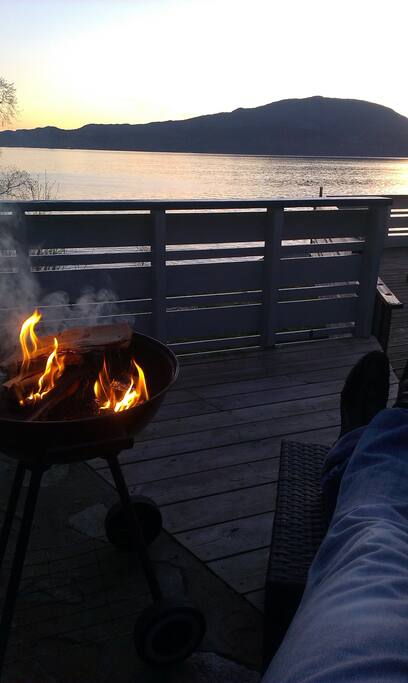 Quiet evening by the fjord