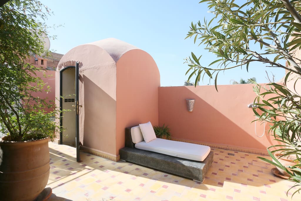 le toit terrasse pour la bronsage
