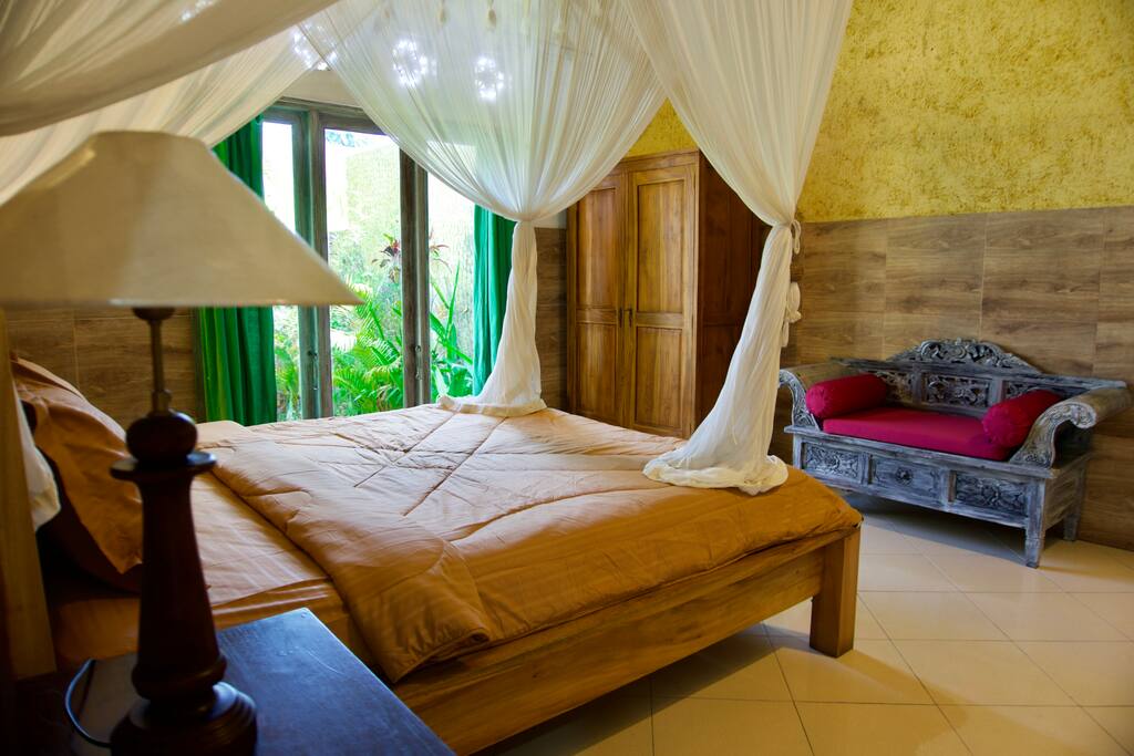 Master bedroom with ensuite bathroom