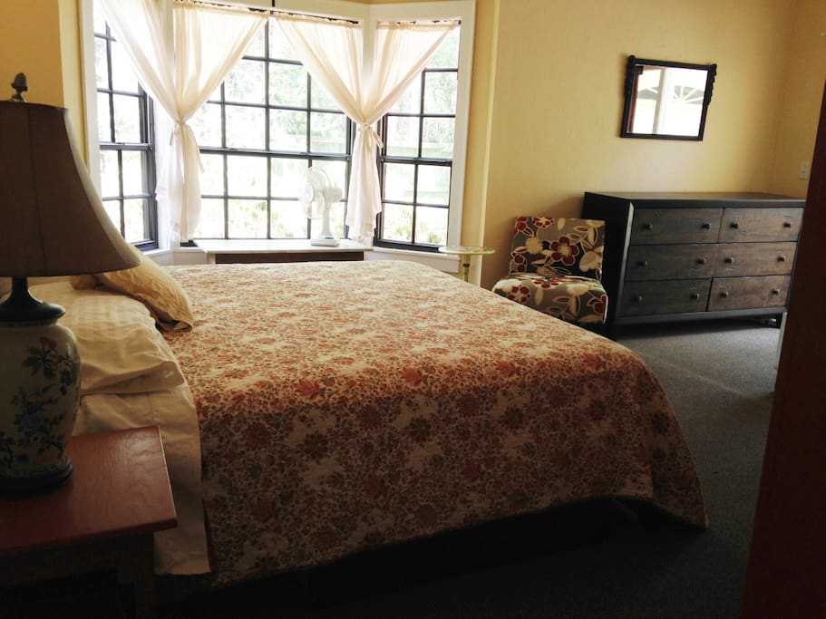 The master bedroom.