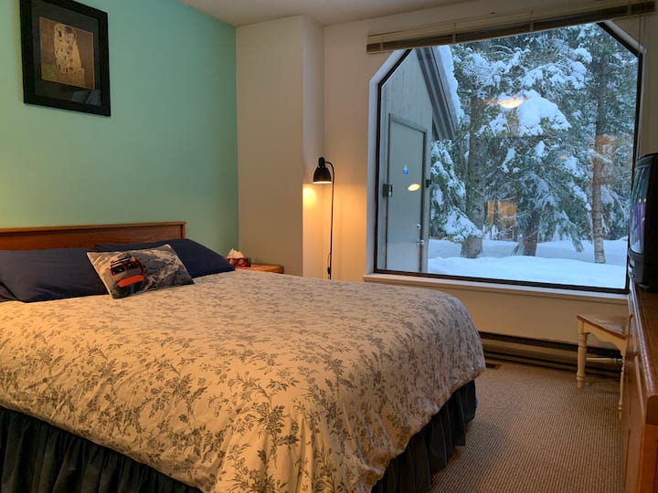 Krevat i rehatshëm "queen" që shikon në pyll të qetë. Townhome është e vendosur në mënyrë ideale në brigjet e lumit Fitzsimmons. Qetësi, por afër çdo gjëje!