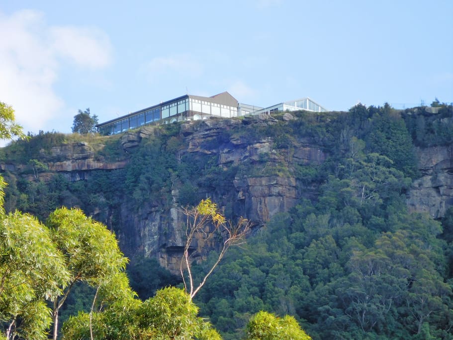 Panorama House wedding venue, located 3 km approx from the property. View from the property.