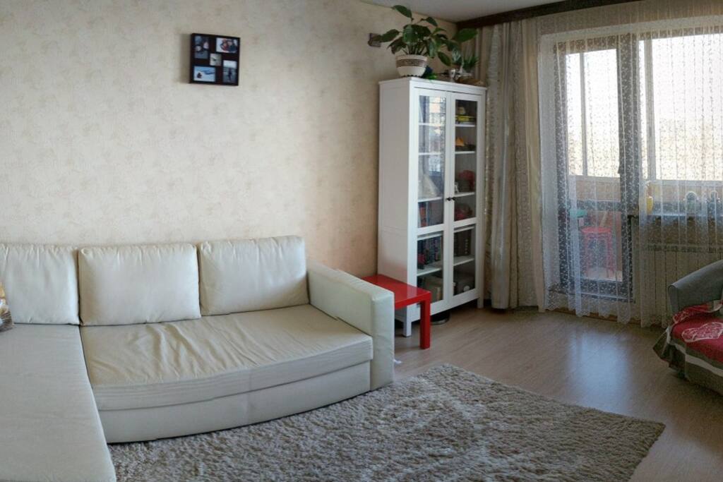 Recently changed the sofa to a new, blue one