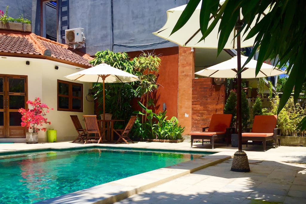 Pool and office
