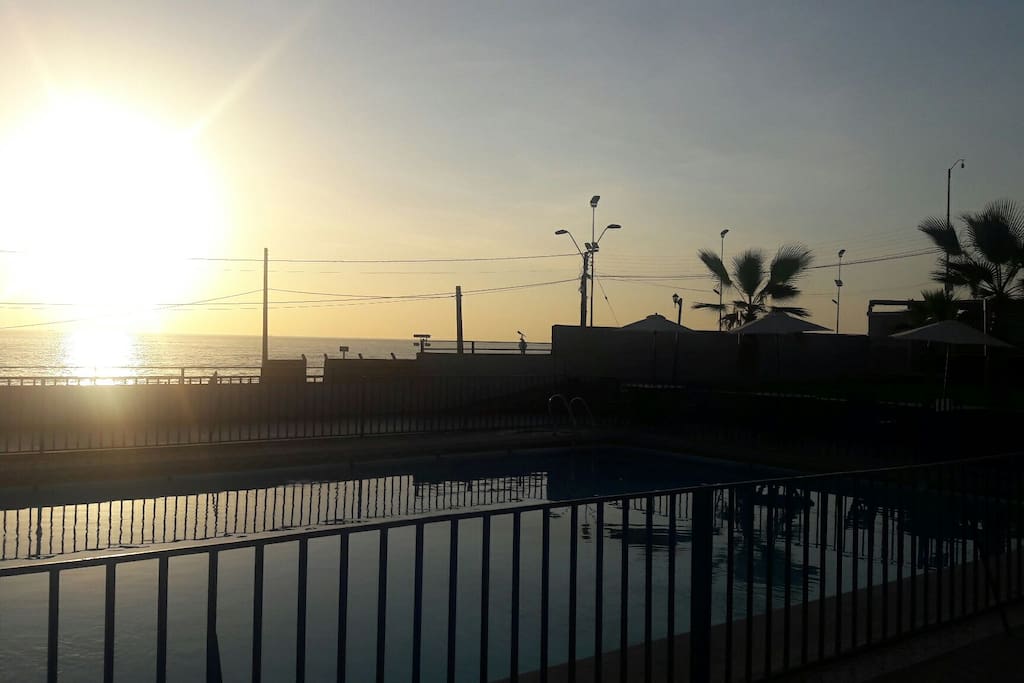 piscina del departamento.