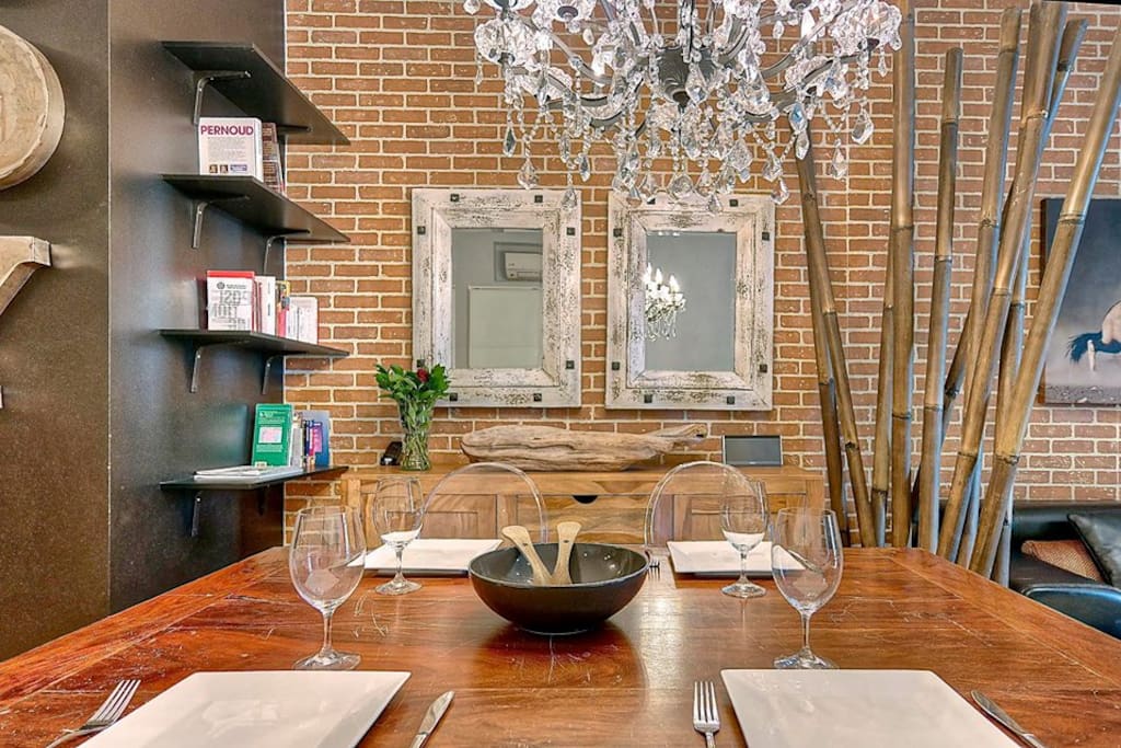 Dining table from india for 4 people.