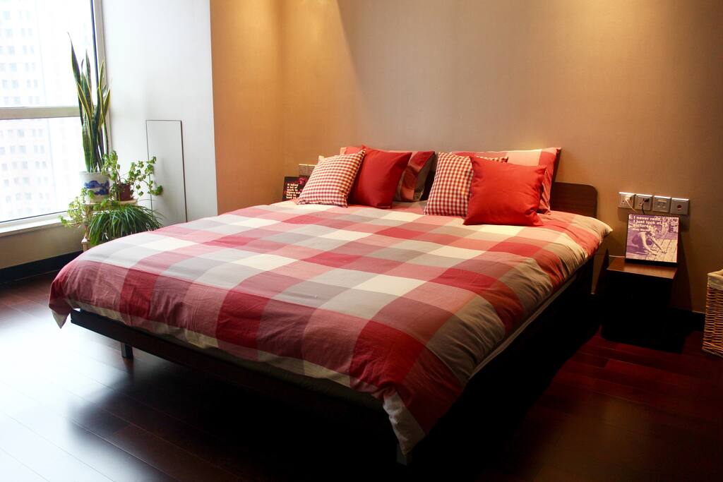 The red bedroom