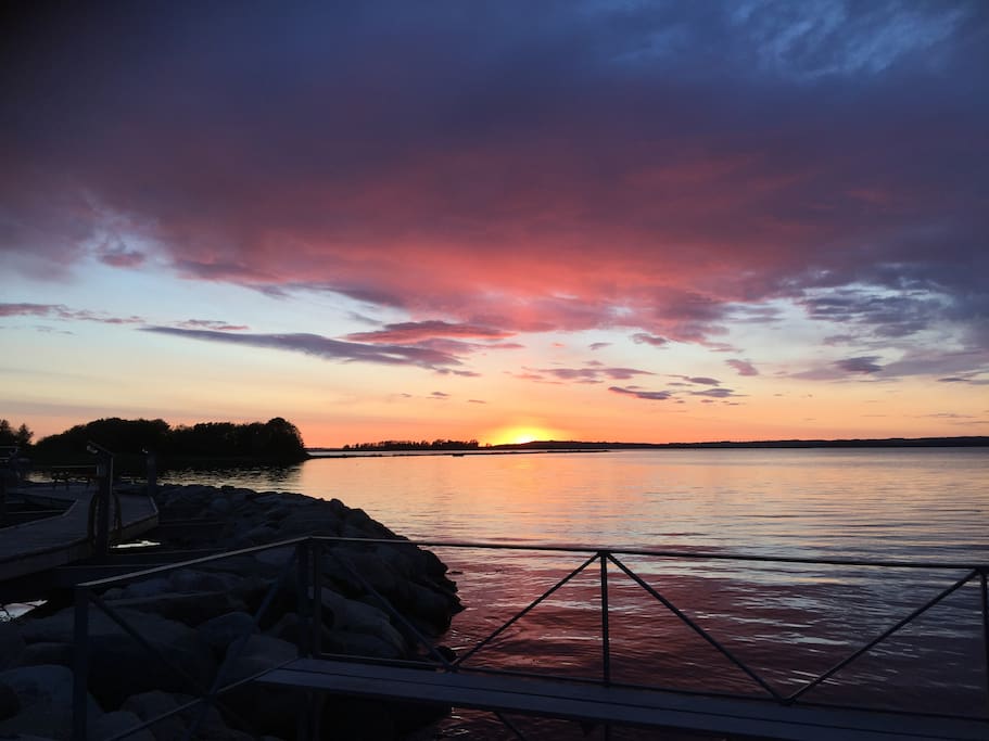 Foto fra lystbådehavnen