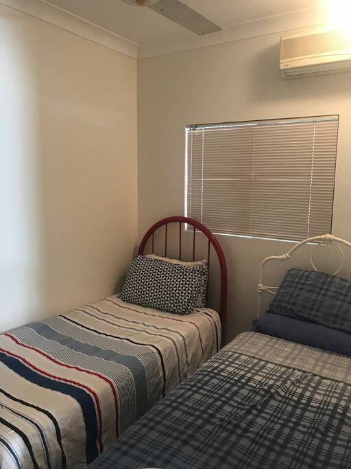 Second bedroom. Single sized beds