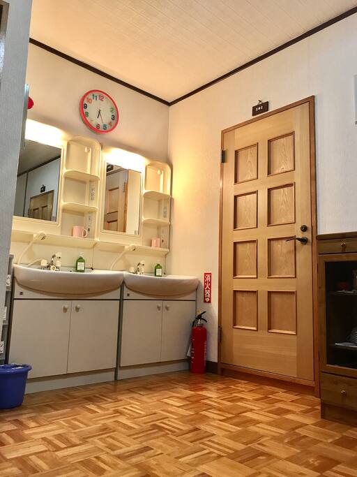 Shared space with other guests.