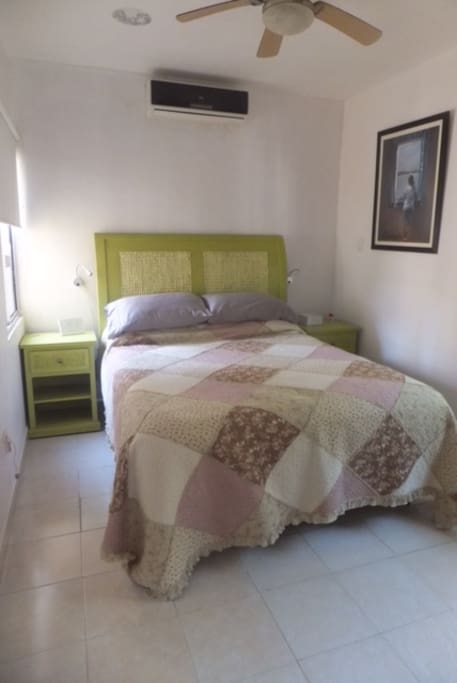 Master bedroom with its private bathroom