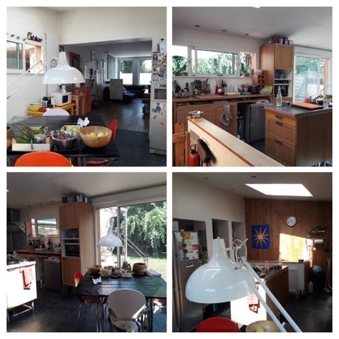 Cuisine ouverte, espace de vie