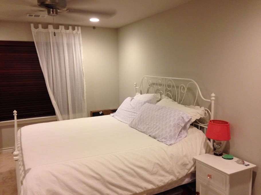 Master bedroom with a King Tempurpedic.