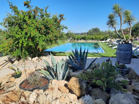 In the heart of the vineyards, a complete change of scenery.