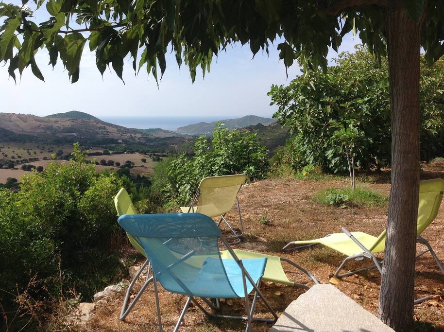 Coin détente vue mer