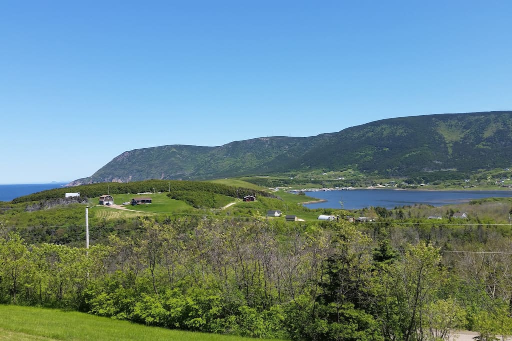 view from front deck
