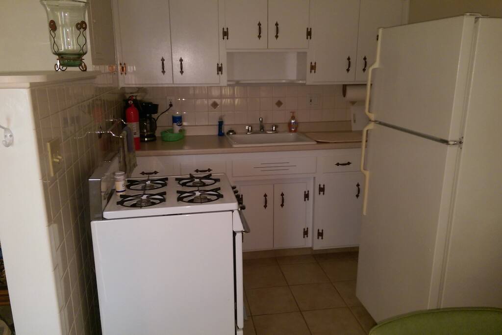 Pool apartment kitchen