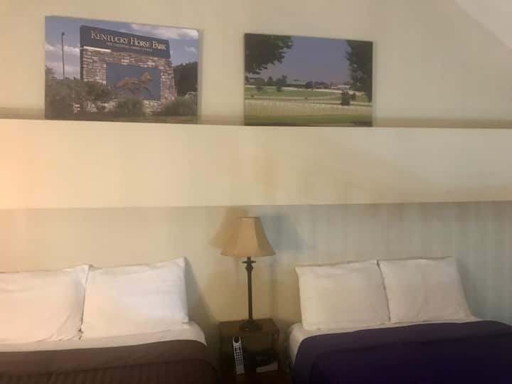 Loft area. 2 full size beds 