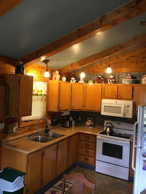 Updated furnished kitchen
