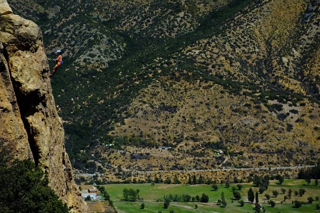 Palestras del Manzano, sector de escalada deportiva