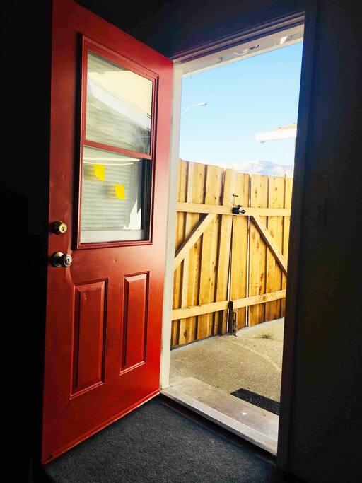 Private Side entrance.