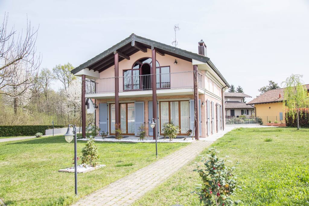 Side view of the house