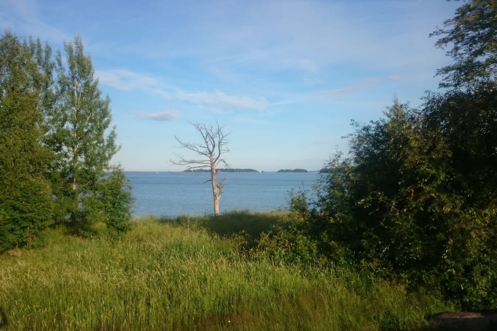 Nearby beach