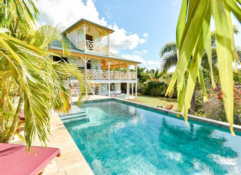 The beautiful villa