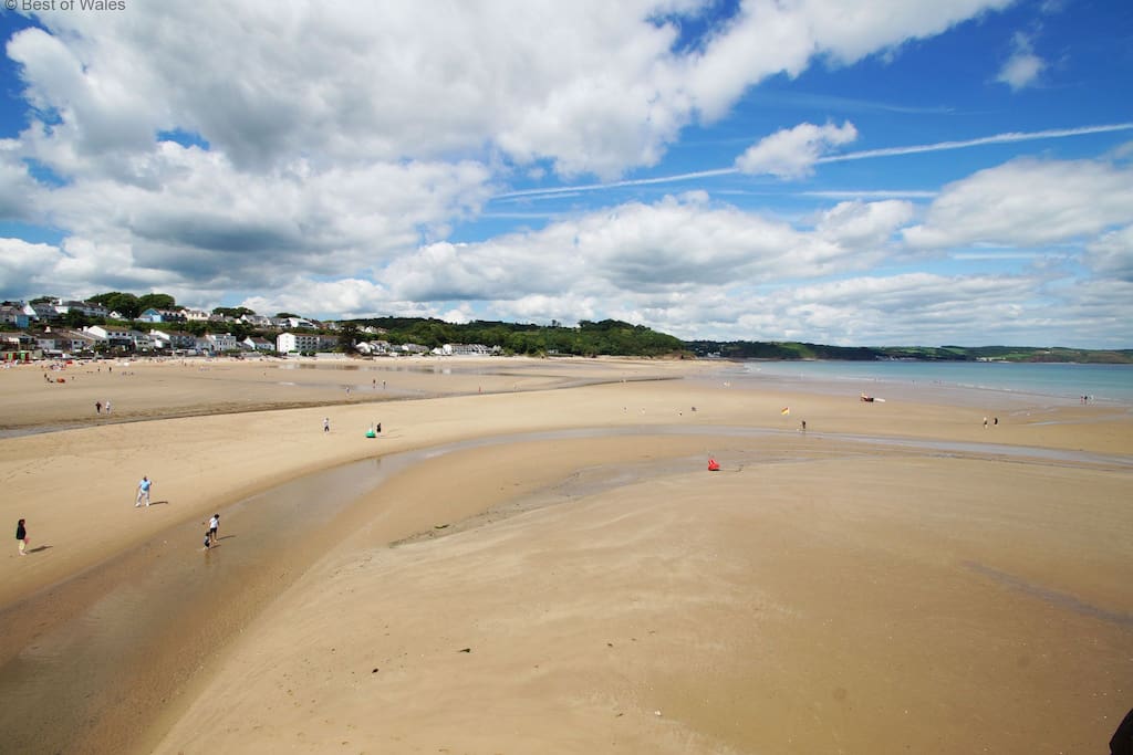 Great family friendly beach within walking distance