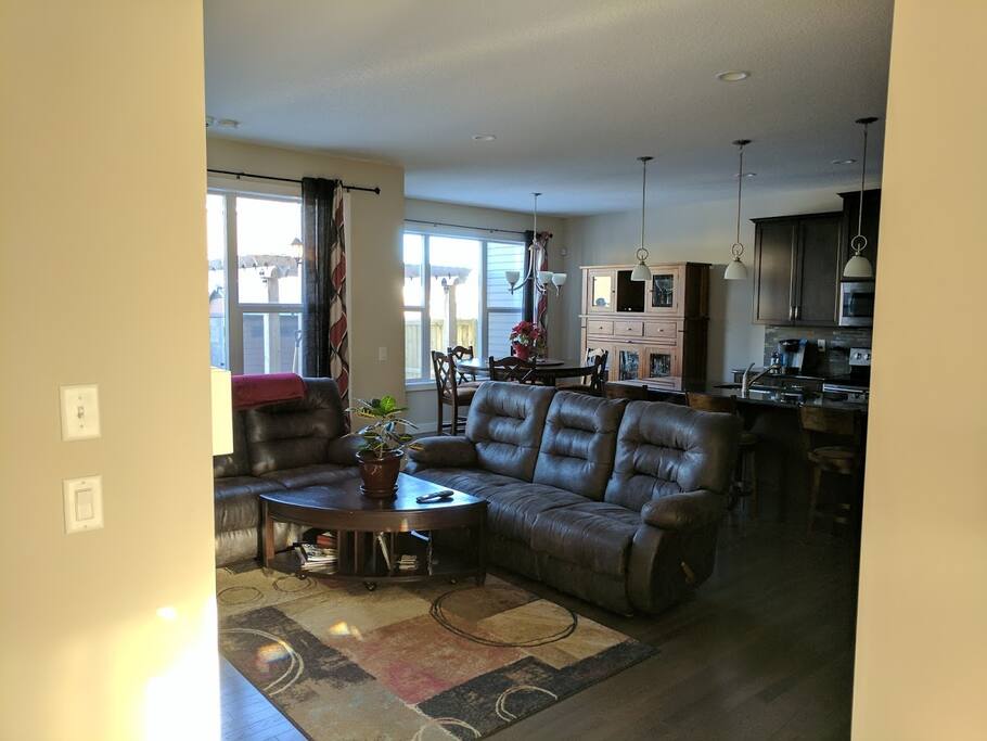 Huge windows give a ton of light and a georgous view of the back yard!