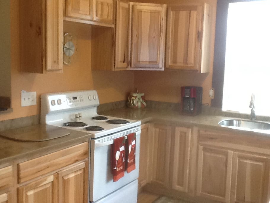 Brand new fully stocked kitchen