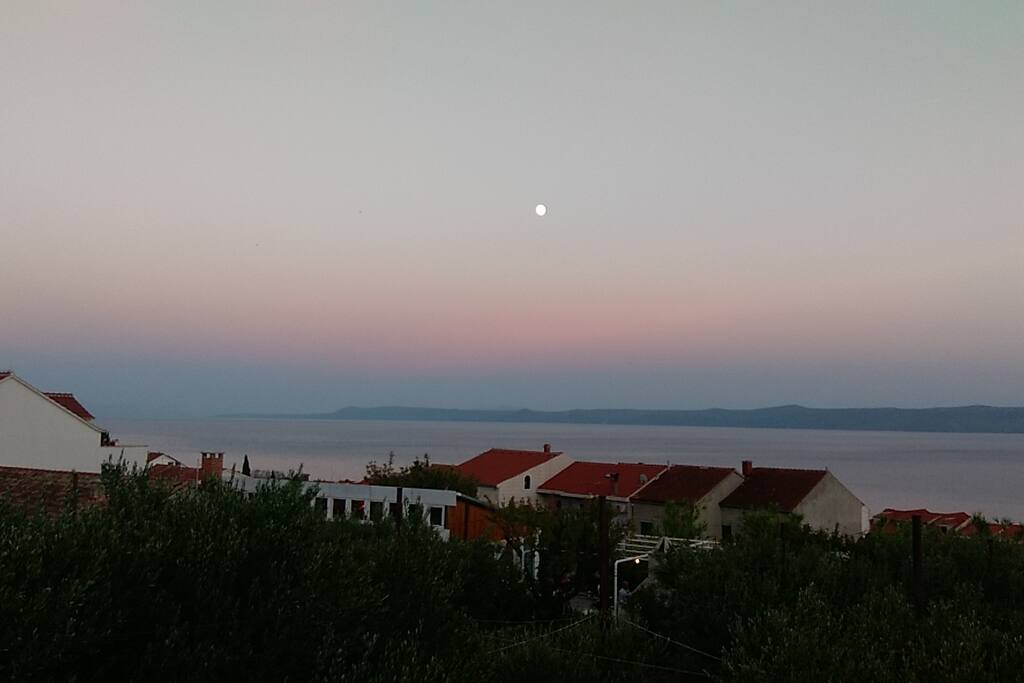 Views to East and over town of Bol