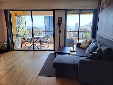 Top Airbnb: Terrace overlooking Monaco in Beausoleil