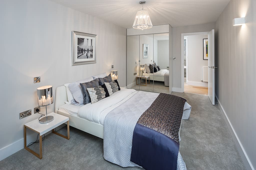 Large King-size bedroom.