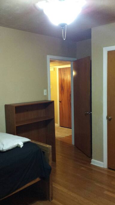 FROM THE CORNER OF THE BEDROOM