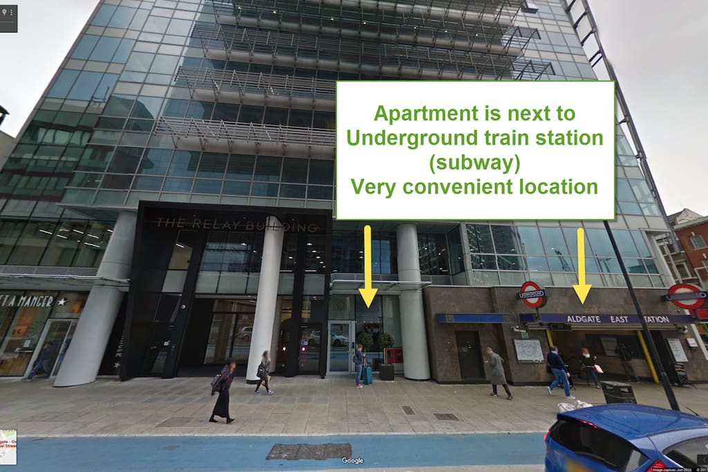 Best location next to underground station (subway)