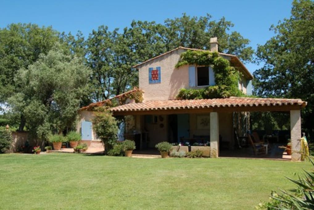 House from the pool