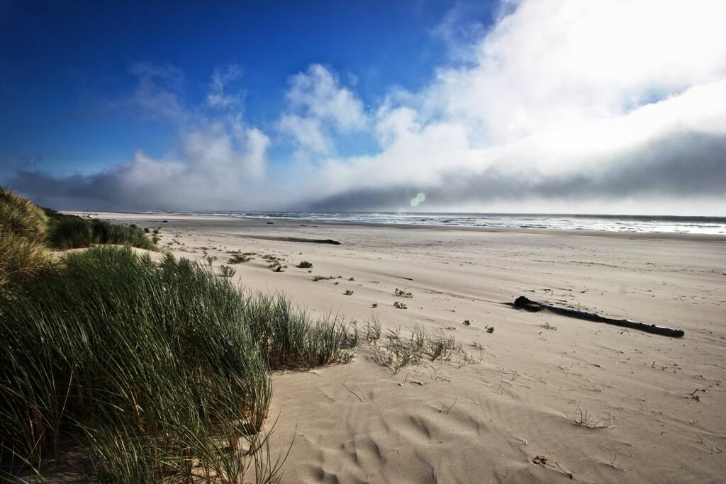 Ocean view at end of the road