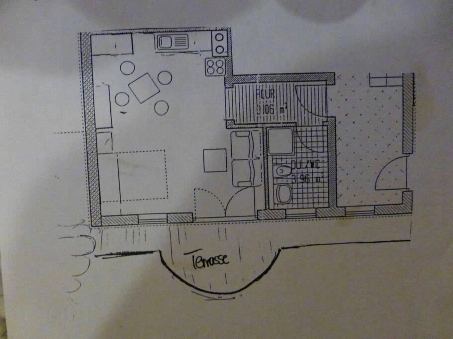Grundriss der Wohnung