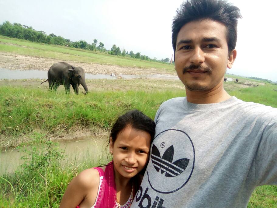 One of the entrance of Chitwan National Park in Parasi District.