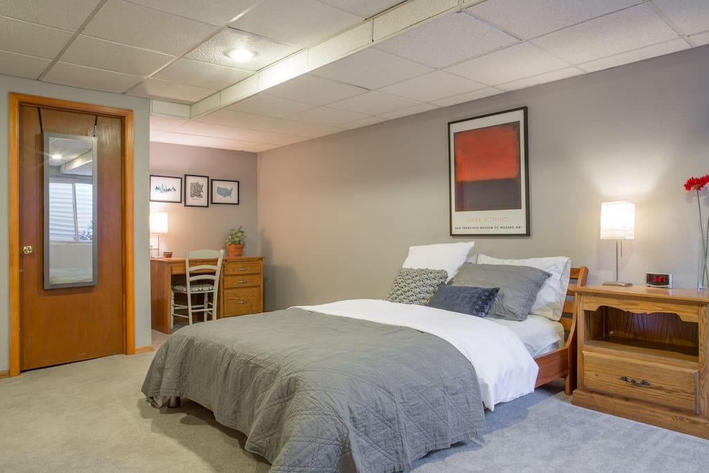 Basement bedroom