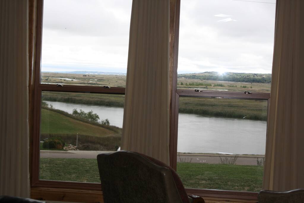 View from Fireplace Seating