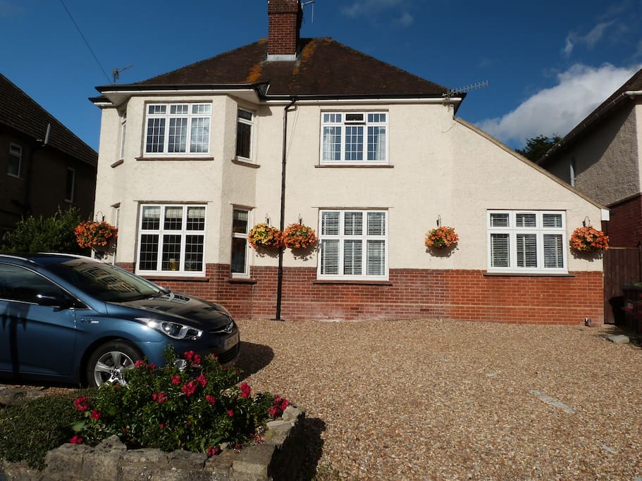 Outside Front of House with private parking