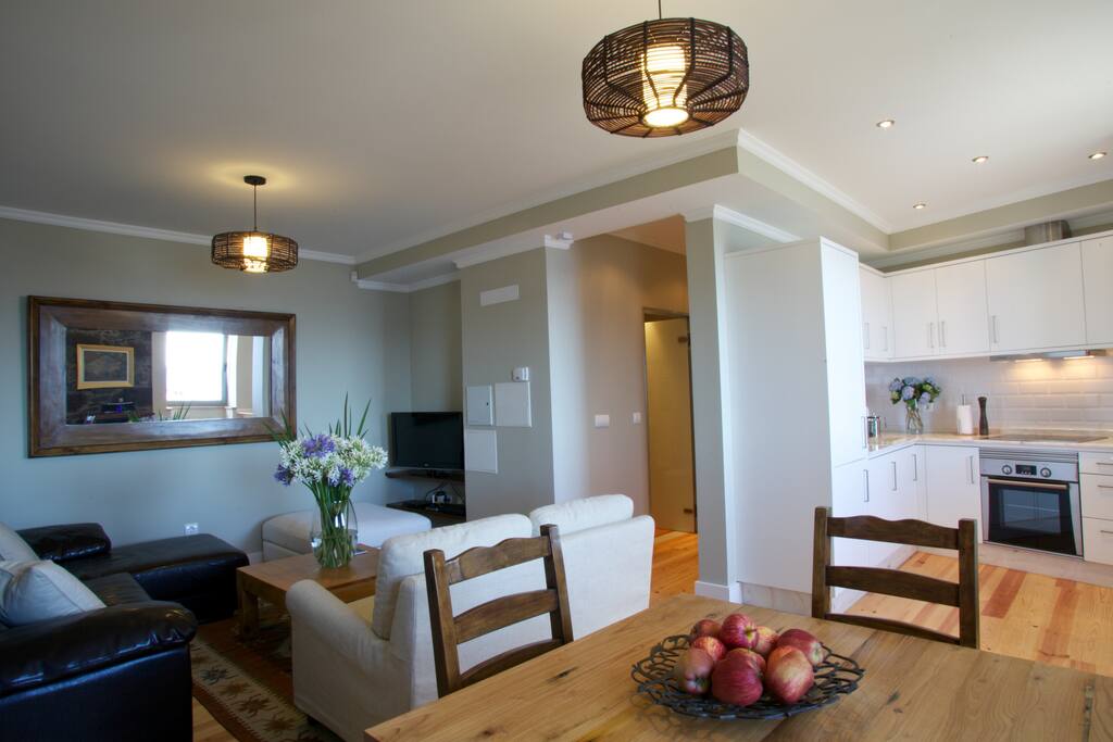 Open plan living area