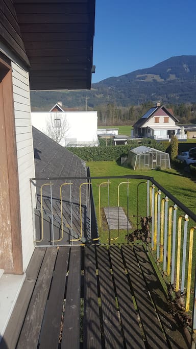 View from the balcony