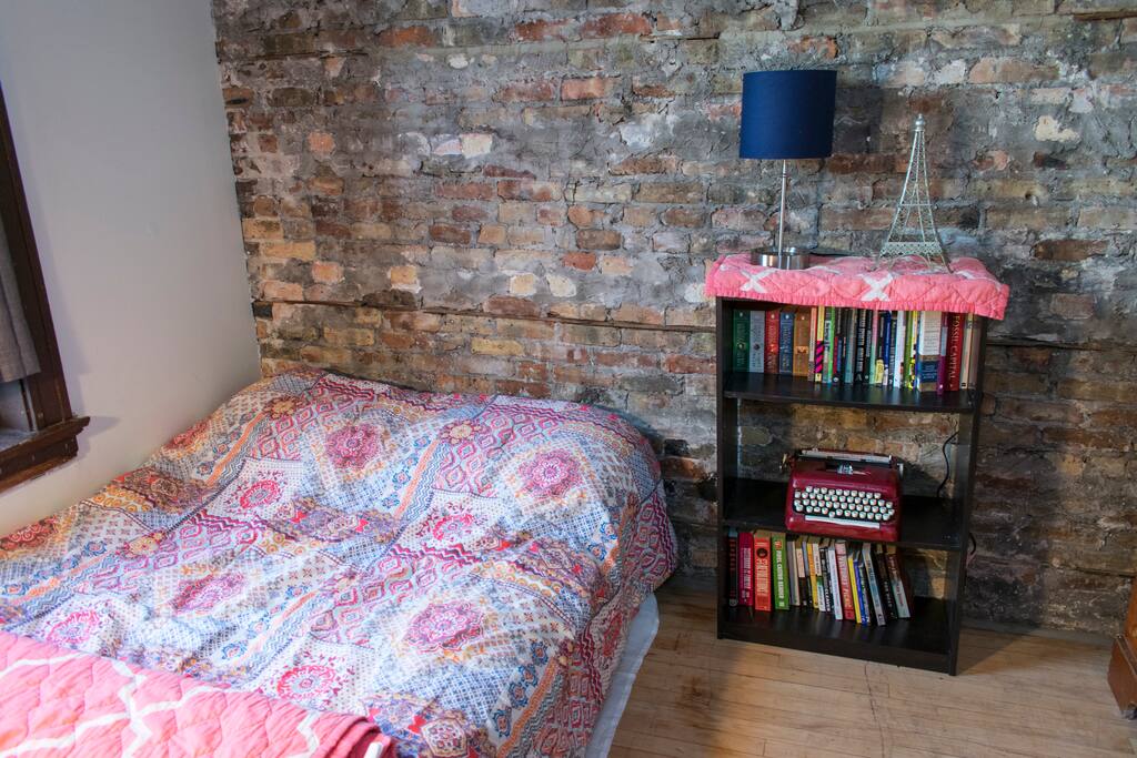 Full sized bed that sleeps two people