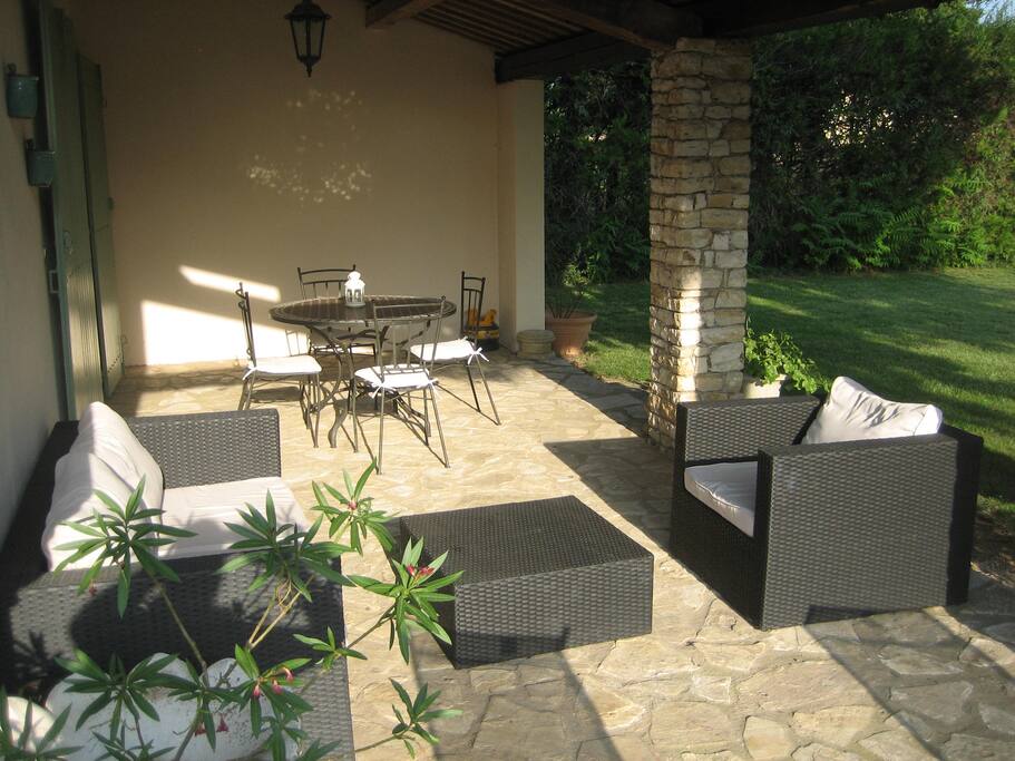 Relax on private terrace