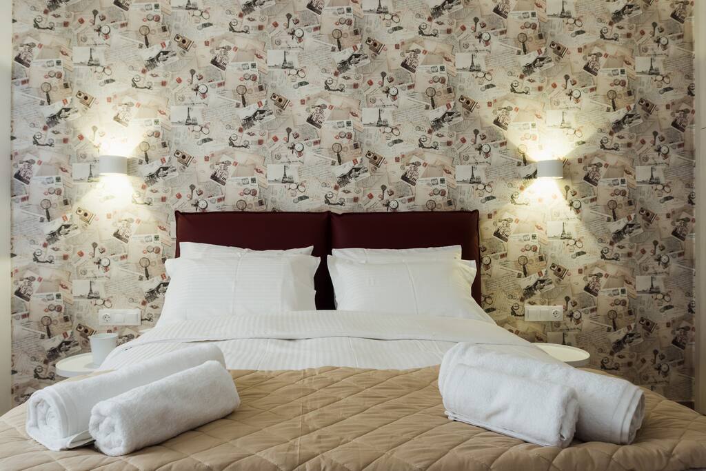 The comfortable master bedroom